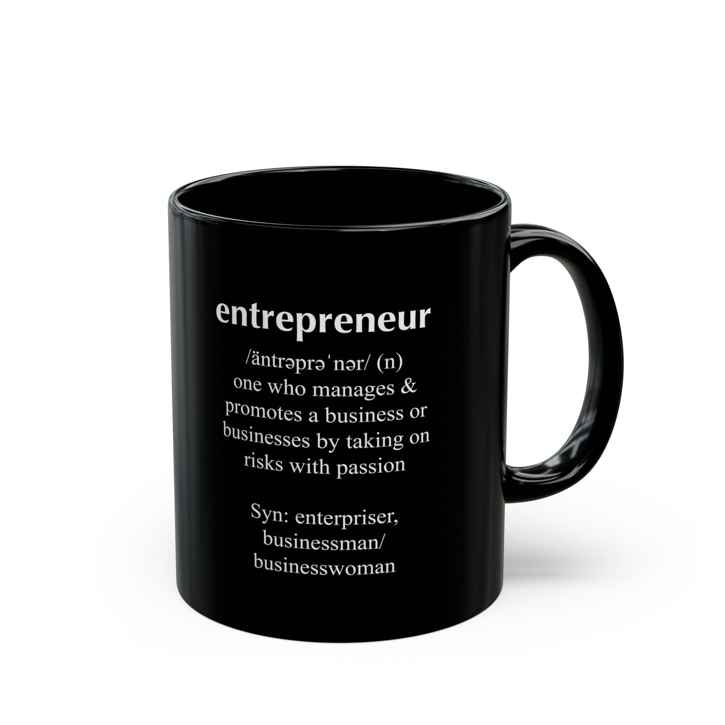 Entrepreneur Mug - Motivational Coffee Cup, Gift for Business Owners, Inspirational Drinkware, 11oz & 15oz