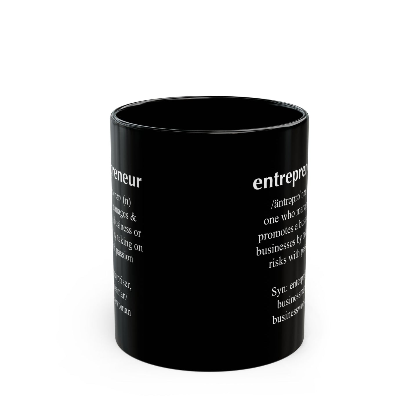 Entrepreneur Mug - Motivational Coffee Cup, Gift for Business Owners, Inspirational Drinkware, 11oz & 15oz