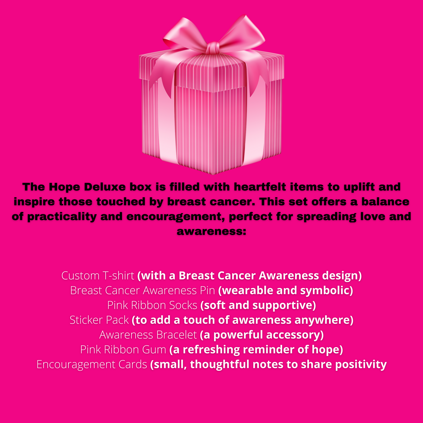 Breast Cancer Awareness Build-a-Box