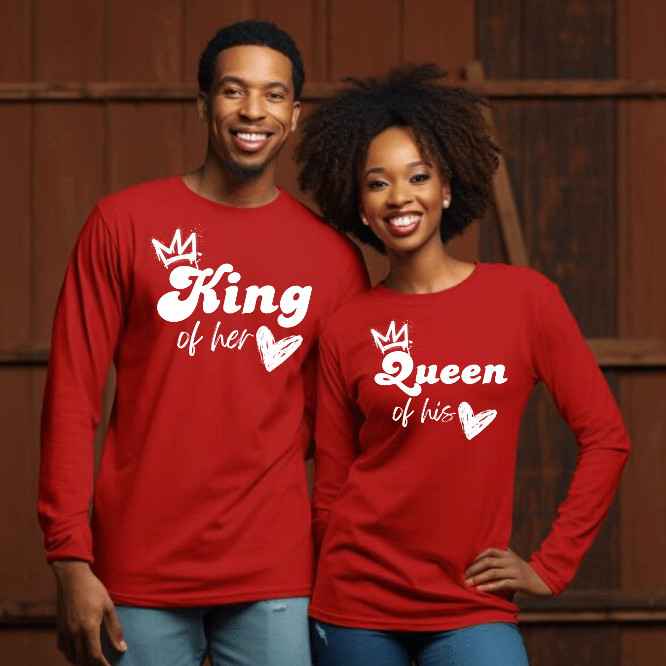 Valentine's Day Couple Tees (King)